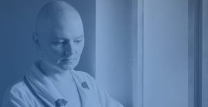 Picture of bald women after chemotherapy